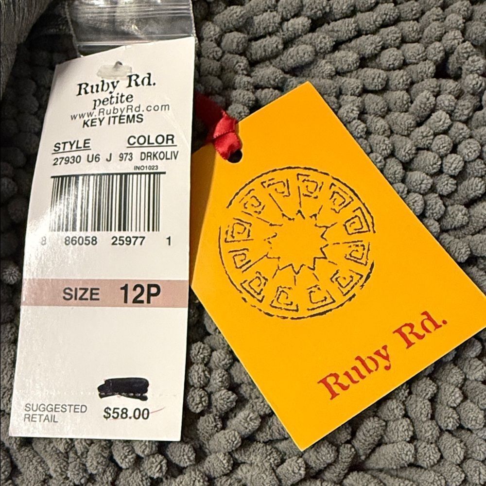 Ruby Rd. Metallic Gray Blazer NWT - image 2